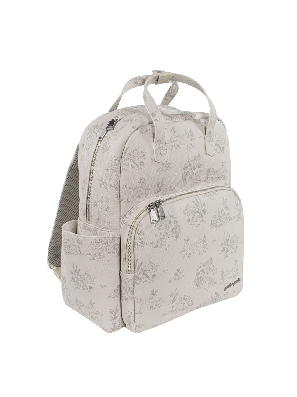 Toile de Jouy Bebek Bakım Sırt Çantası Cream-2