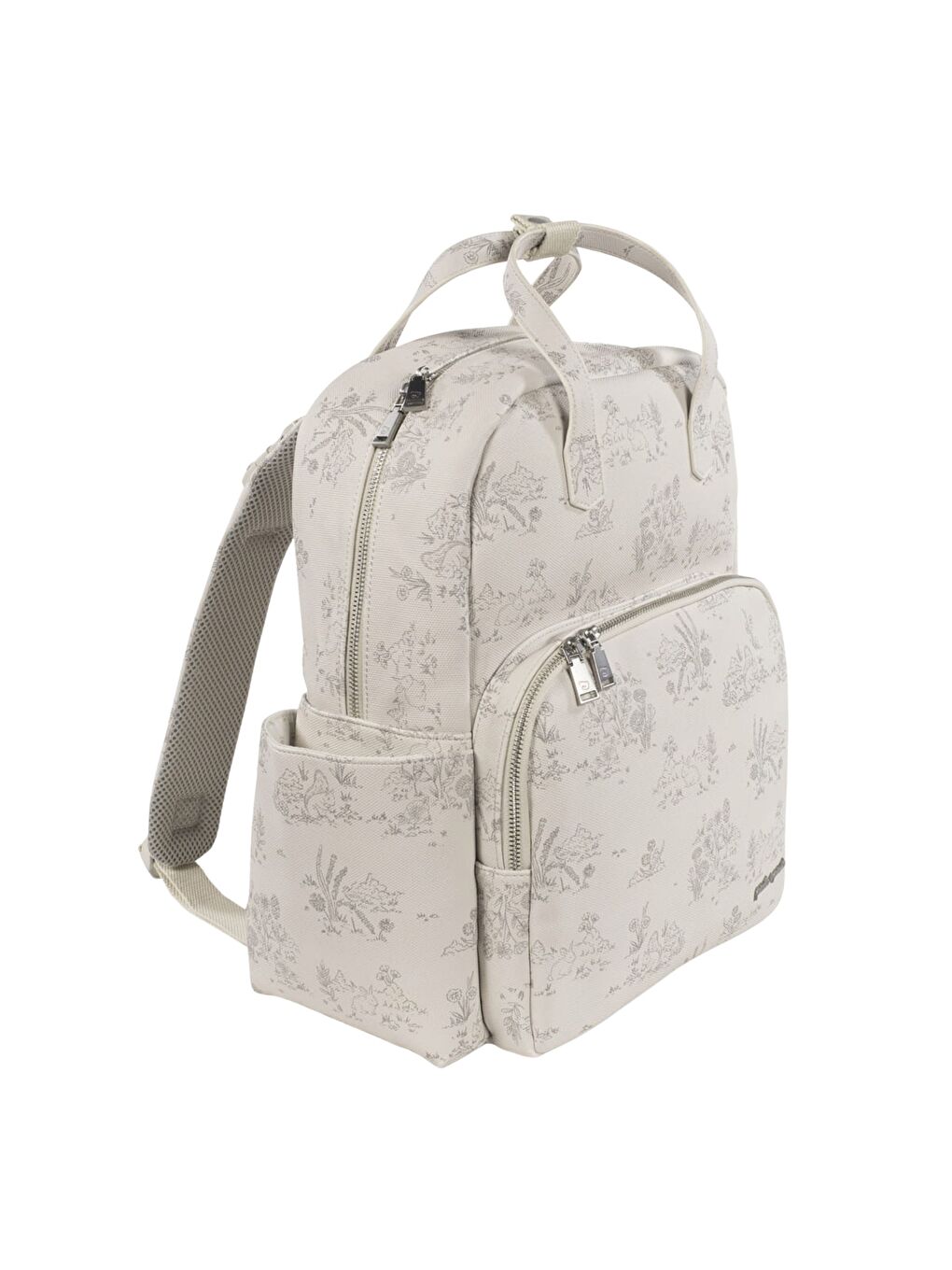 Toile de Jouy Bebek Bakım Sırt Çantası Cream-3