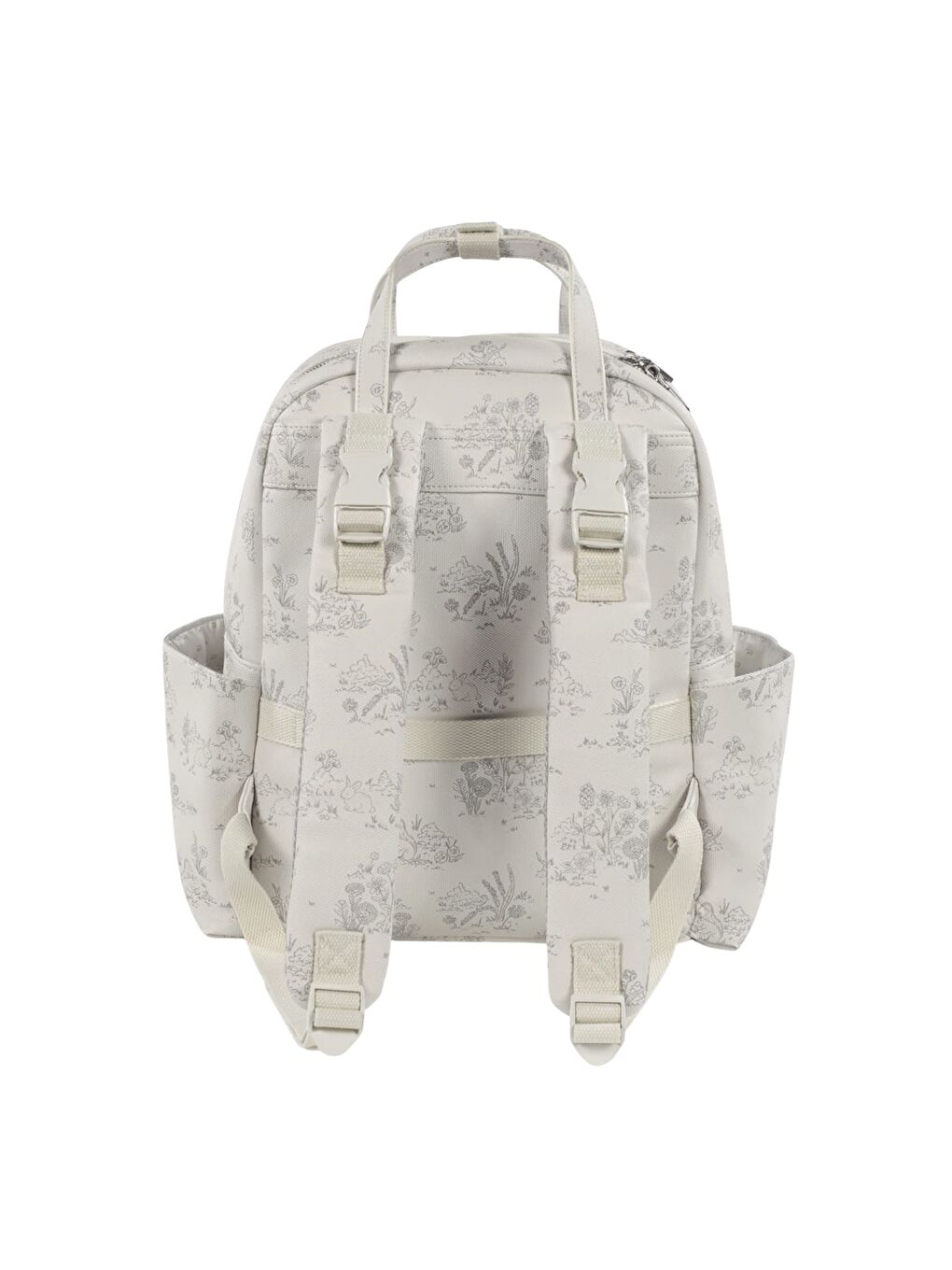 Toile de Jouy Bebek Bakım Sırt Çantası Cream-6
