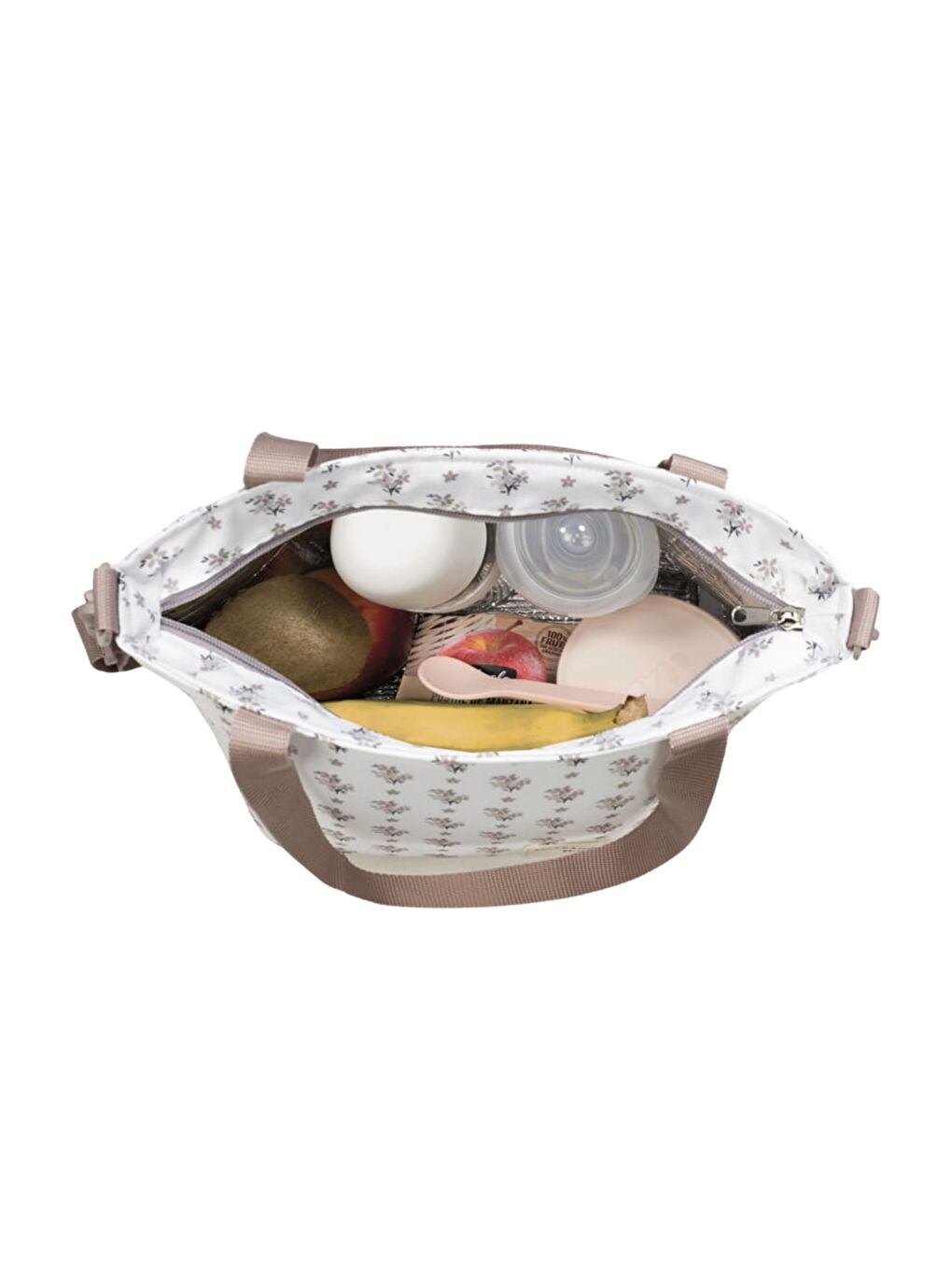 Bolsa Comiditas Çiçek Desenli Termos Çanta-5