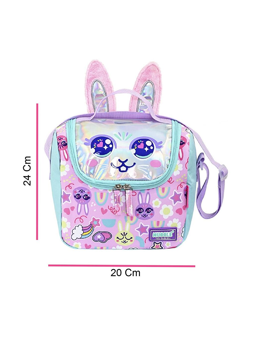 2 Bölmeli Bunny Okul Çantası + Termoslu Beslenme Çantası-4