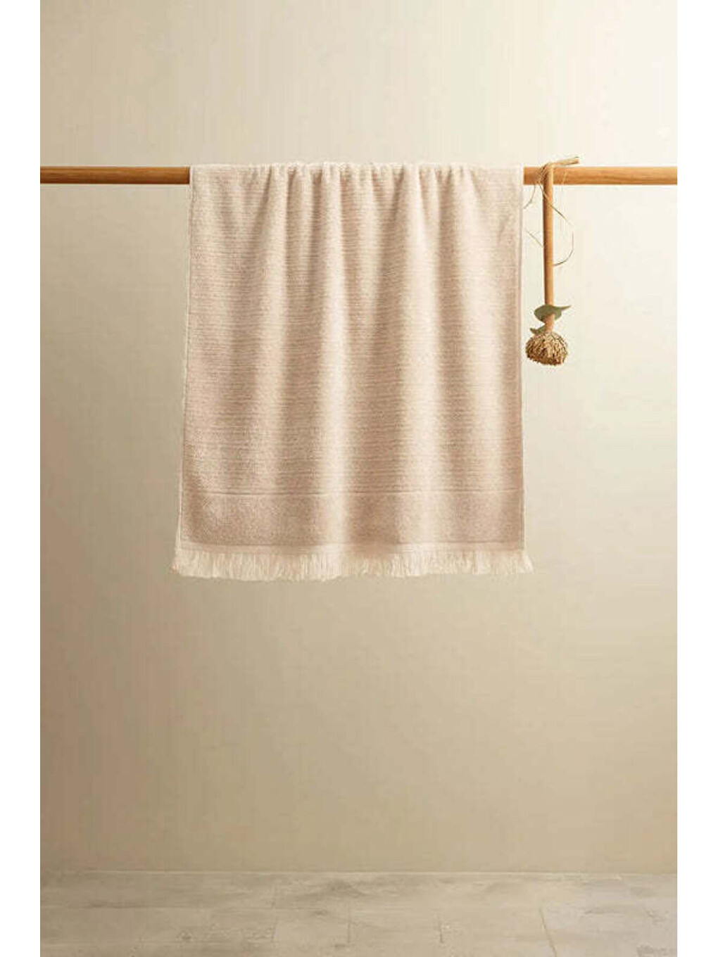 Pembe Fiona %100 Pamuk Havlu 70x140 cm Whisper Pink-2