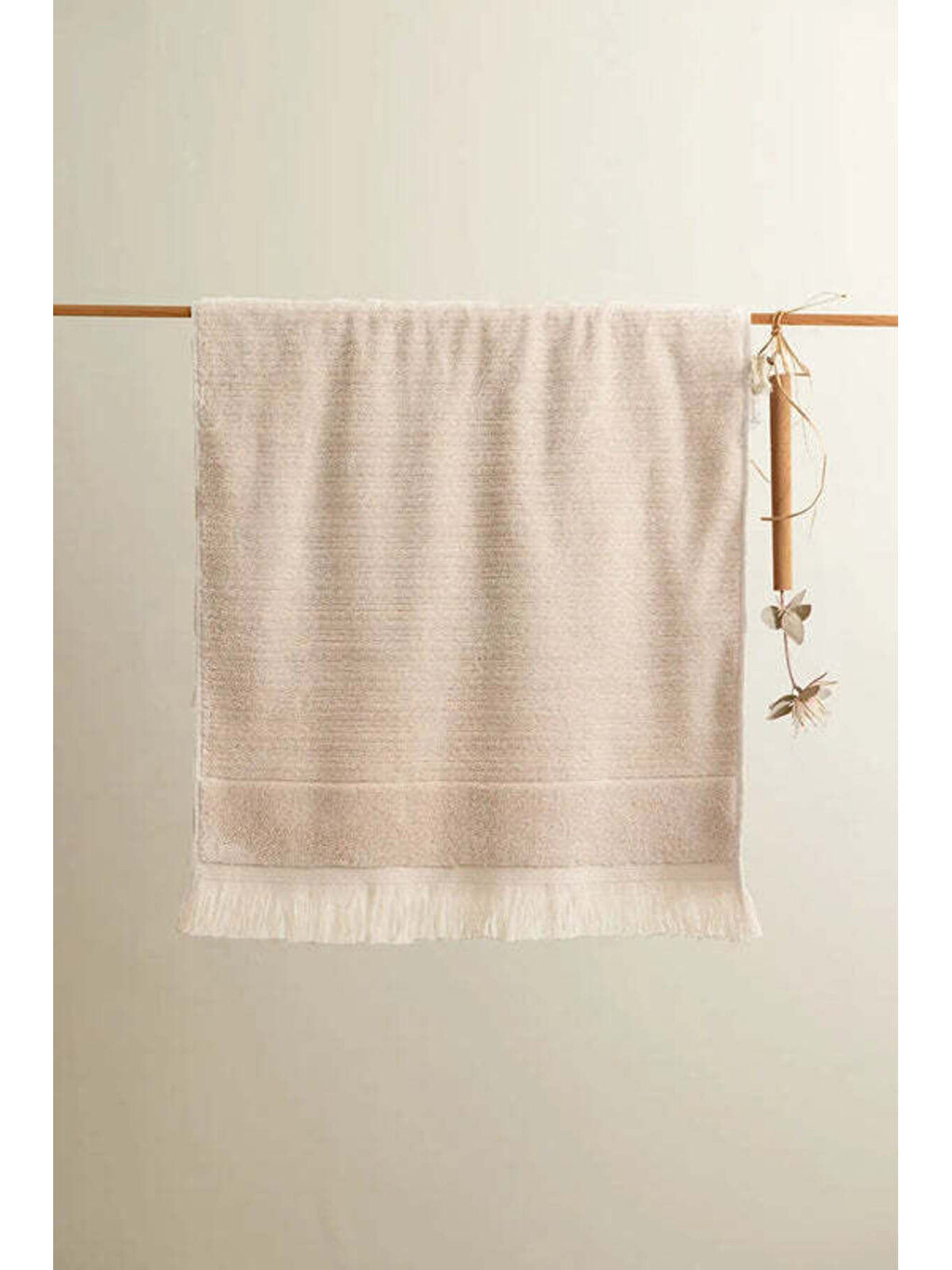 Pembe Fiona %100 Pamuk Havlu 50x90 cm Whisper Pink-1