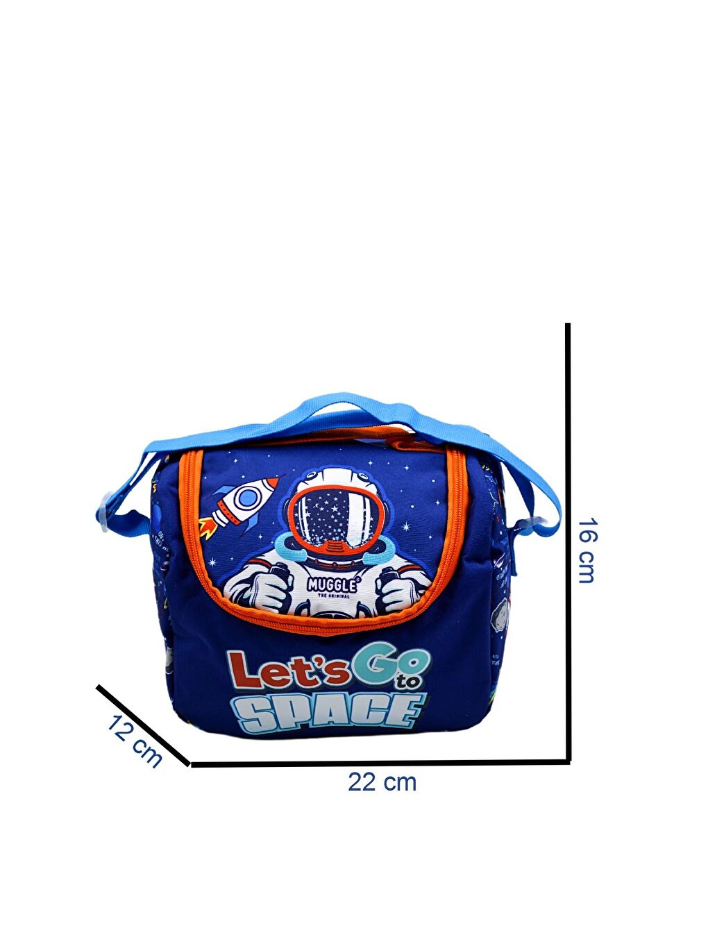 3 Bölmeli Astro Okul Çantası + Beslenme Çantası + Kalemlik 3 Lü Set-4