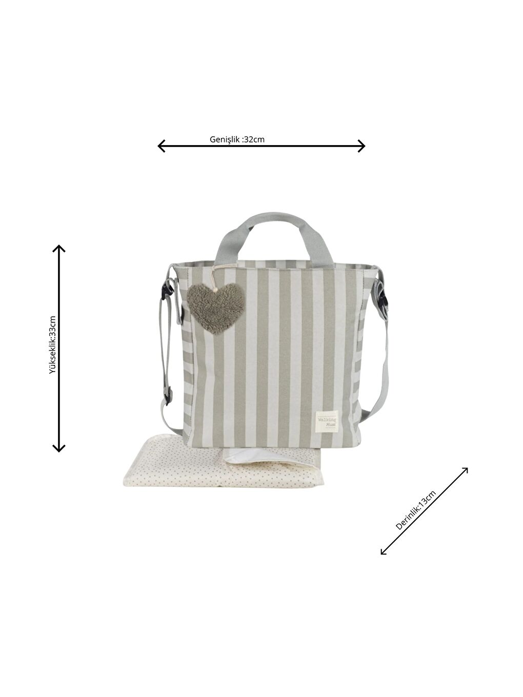 Sintra Bebek Bakım Çantası Green-8