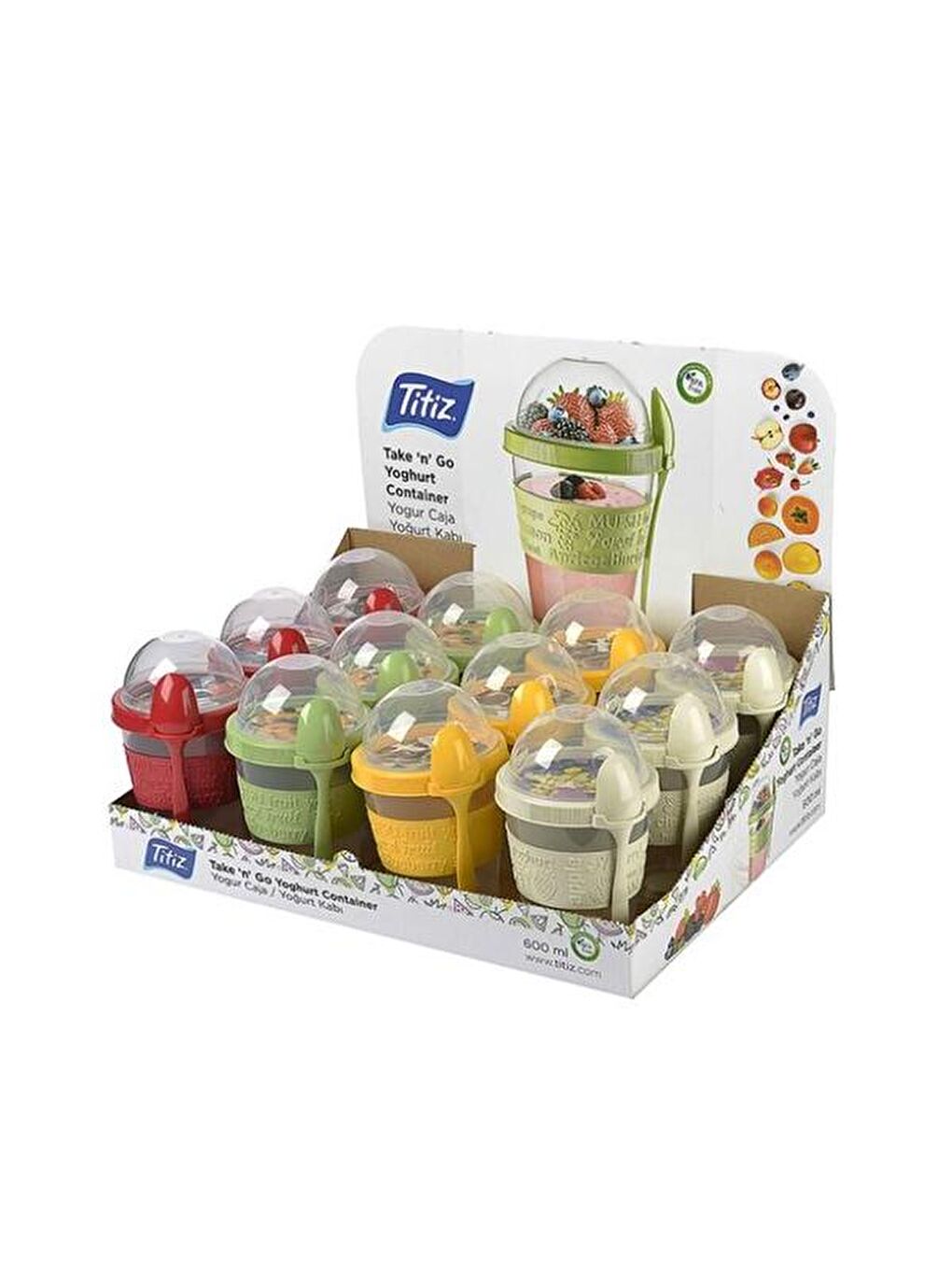 Take And Go Yoğurt Kabı - Asorti-1