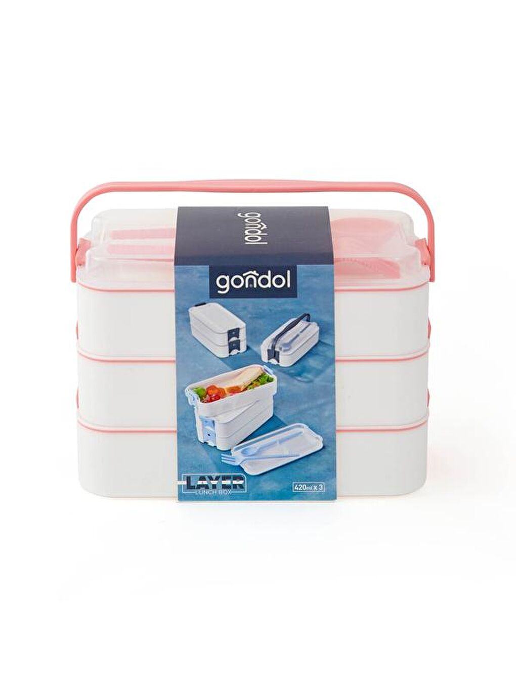 Üç Katlı Beslenme Kutusu - Asorti-11