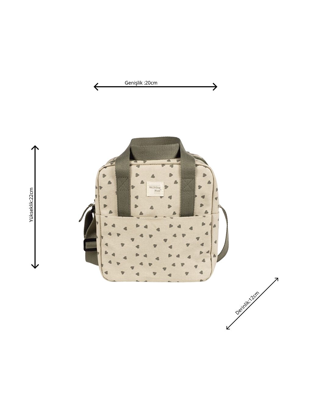 Poppy Termos Çantası Moss-5