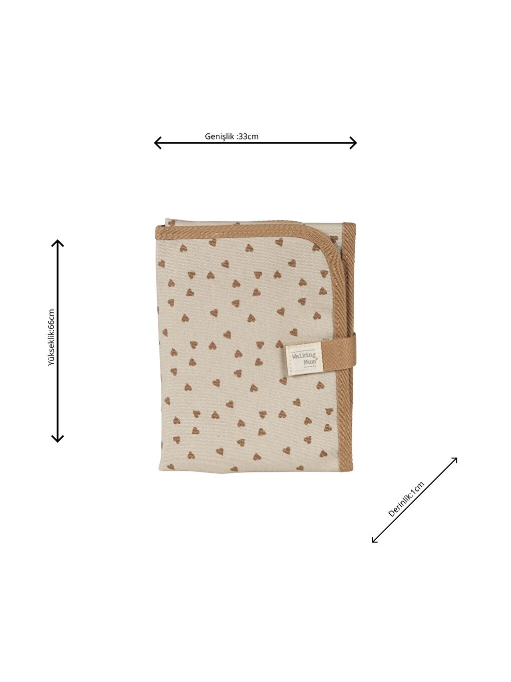 Poppy Alt Değiştirme Matı Cinnamon-3