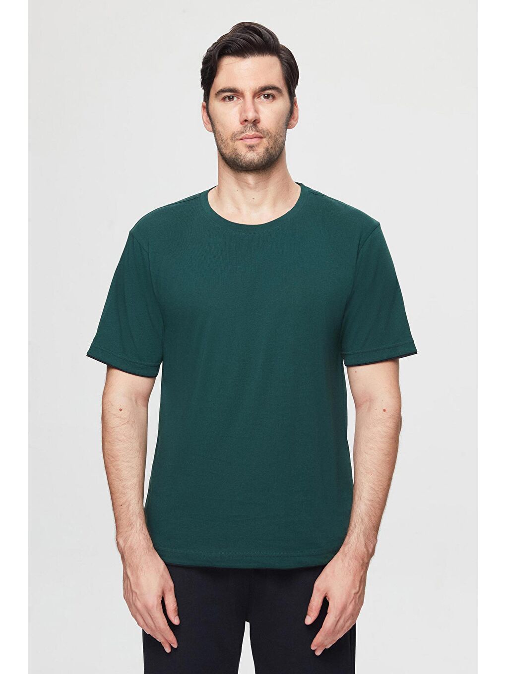 Twn Yeşil %100 Pamuklu Kısa Kollu 3'Lü Pijama Takimi-3