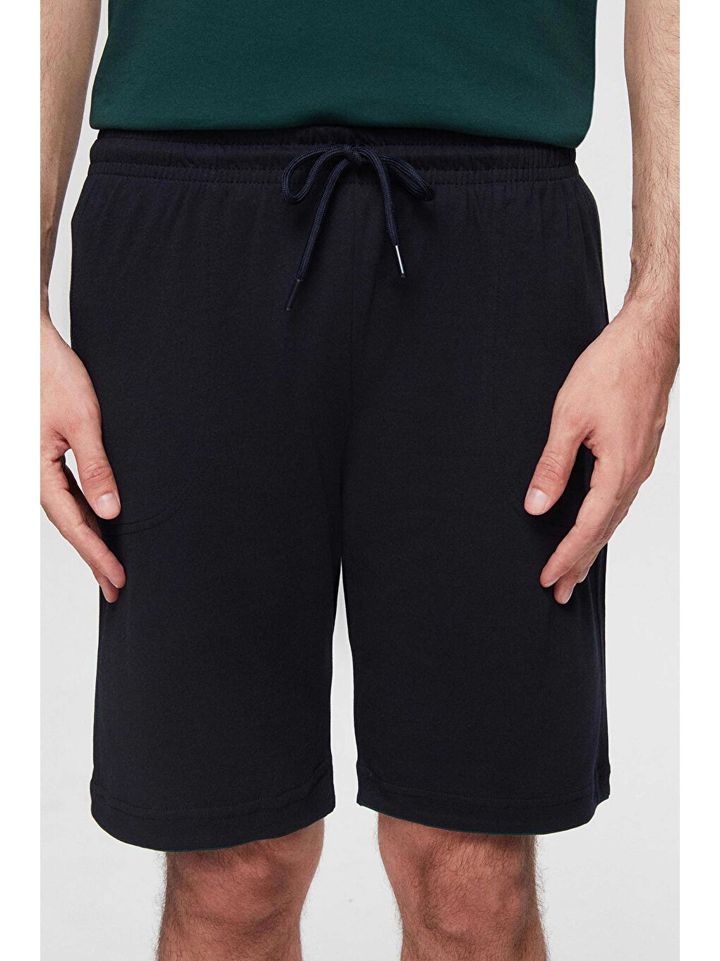 Twn Yeşil %100 Pamuklu Kısa Kollu 3'Lü Pijama Takimi-11