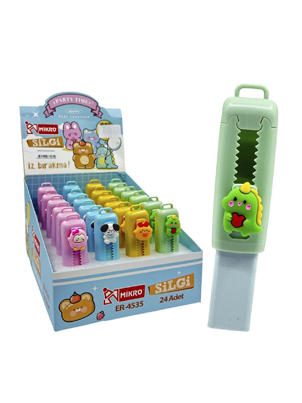 Dino Friends Sürgülü Silgi (ER-4535) 1 Adet-4