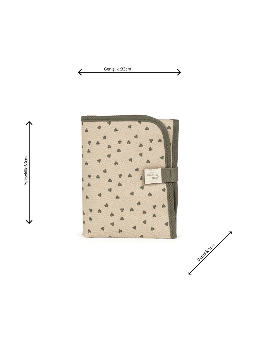 Poppy Alt Değiştirme Matı Moss-3