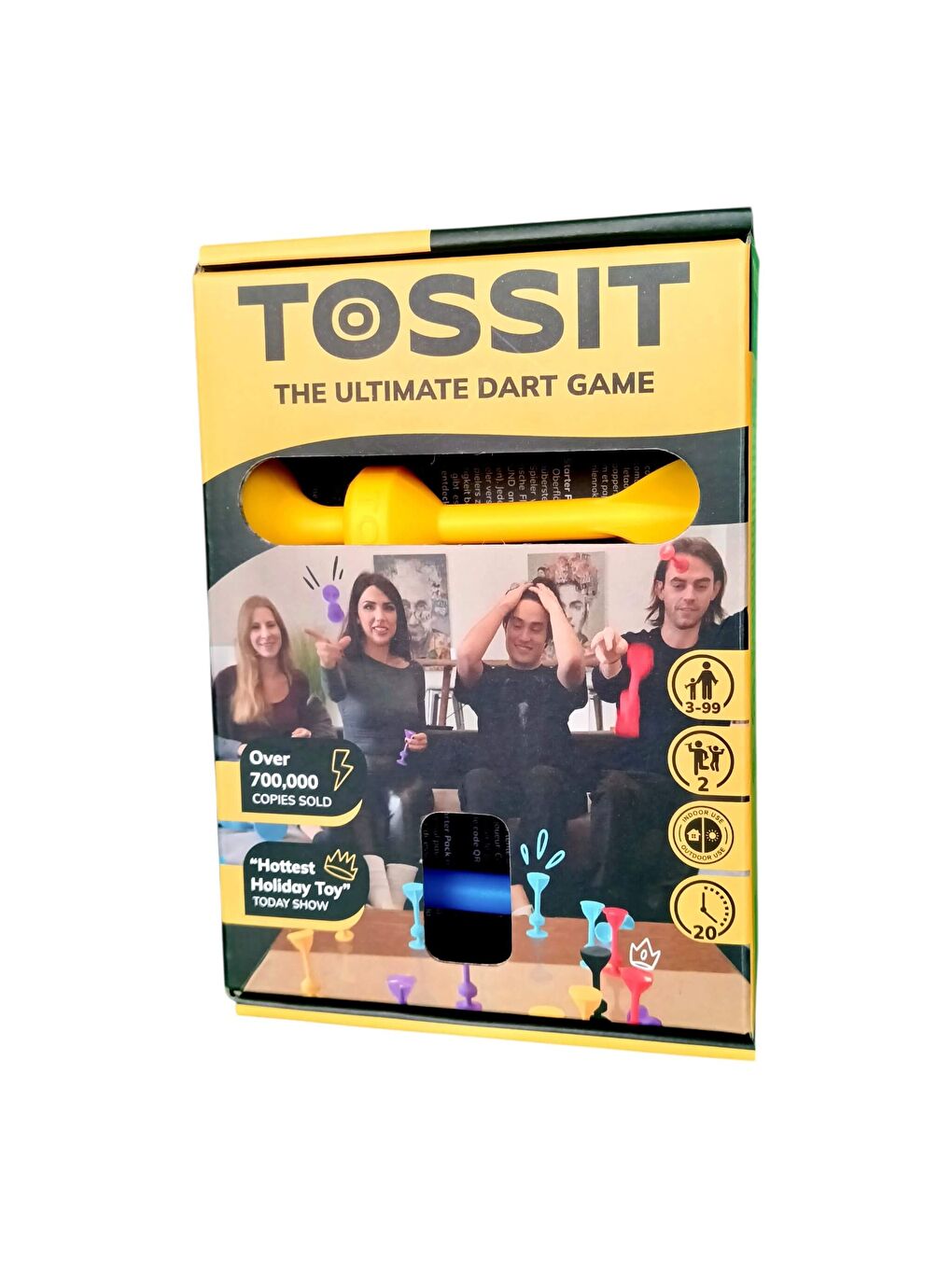 TOSSIT Silikon Dart Başlangıç Seti (Mavi, Sarı)-1