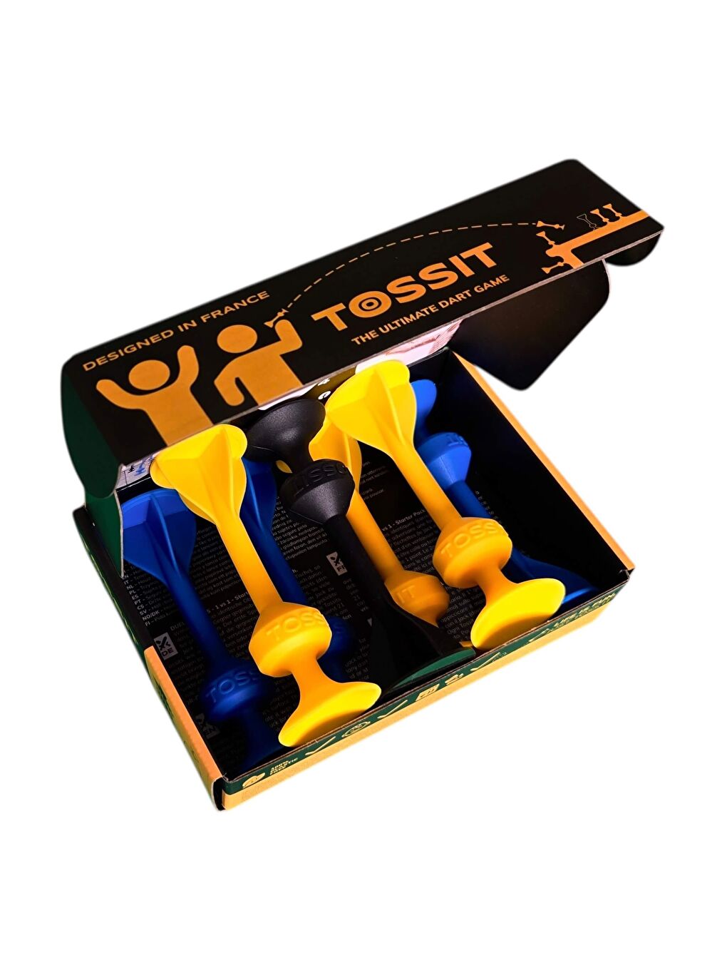 TOSSIT Silikon Dart Başlangıç Seti (Mavi, Sarı)-2