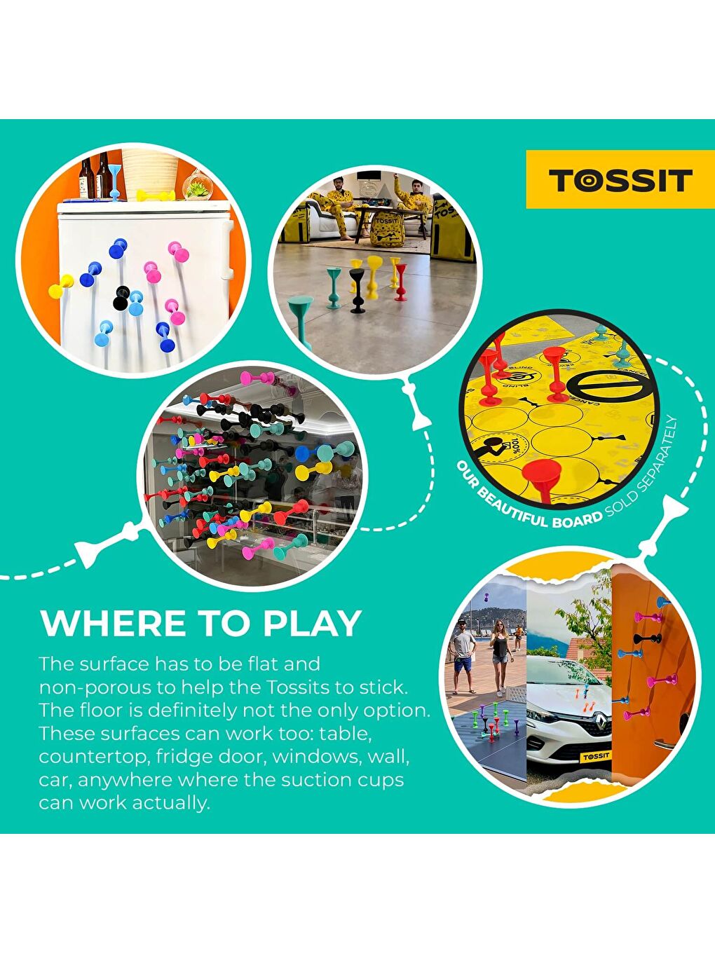 TOSSIT Silikon Dart Başlangıç Seti (Kırmızı, Camgöbeği)-5