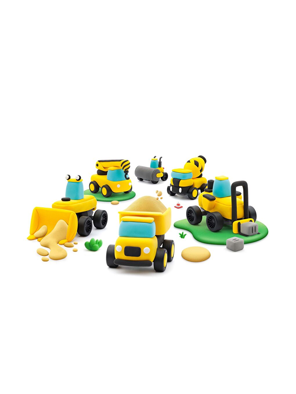 Hava ile Kuruyan Kil (12'li Kutu) - İnşaat Araçları-4