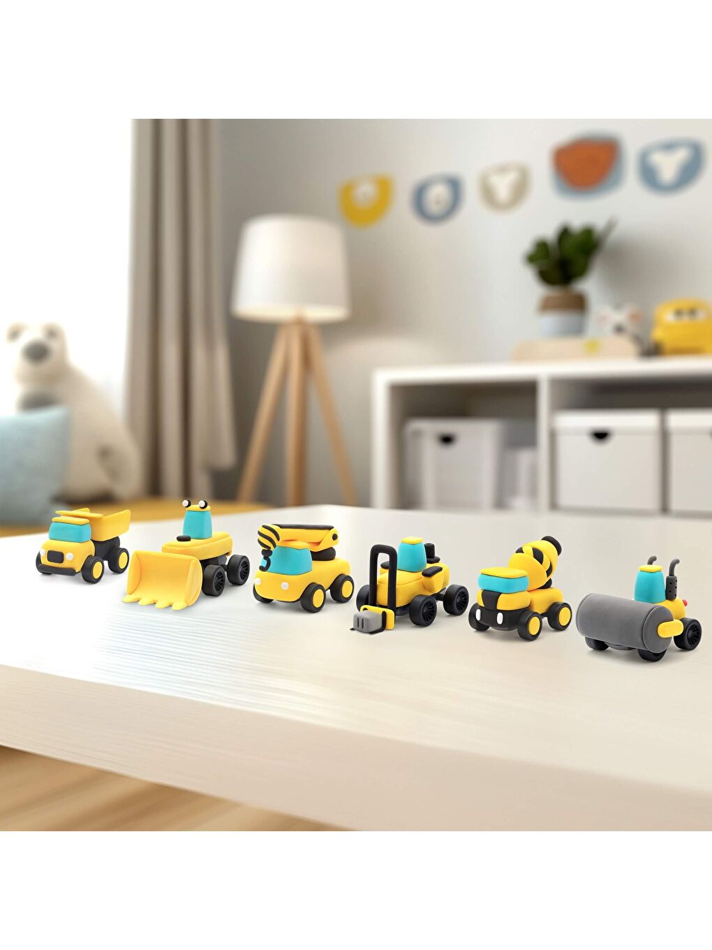 Hava ile Kuruyan Kil (12'li Kutu) - İnşaat Araçları-5