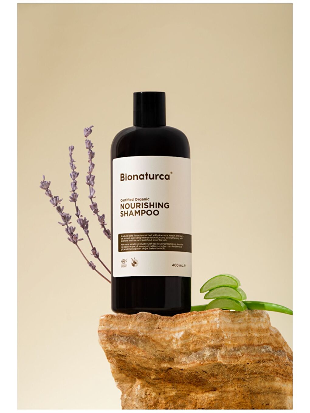 Organik Sertifikalı Yıpranma Karşıtı Besleyici Şampuan 400 ml-1