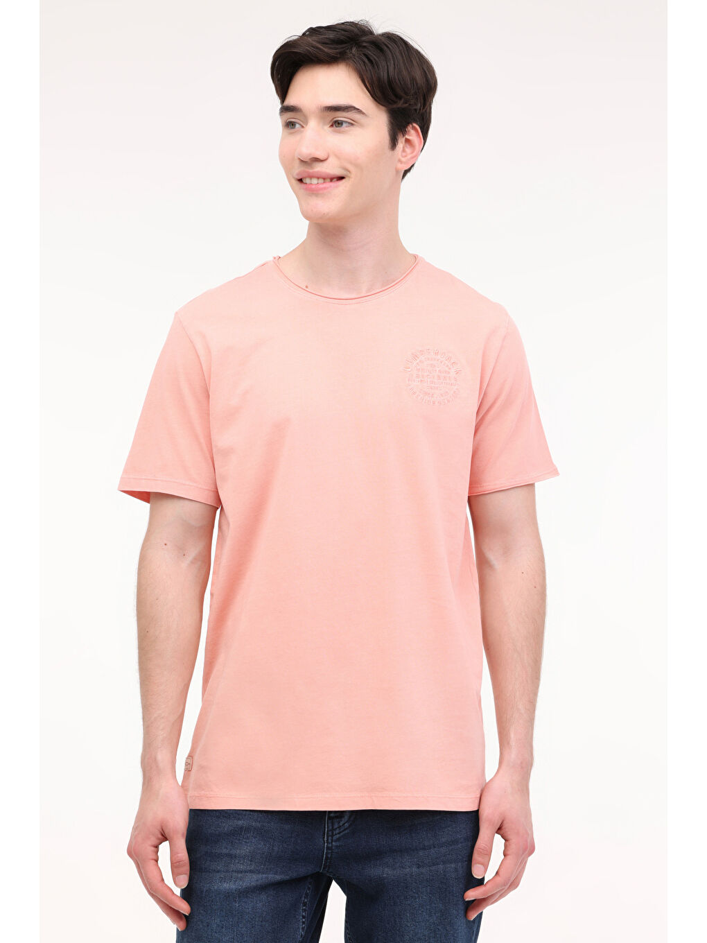 Lumberjack Pembe ML JASPER 11URB1054 4FX  Erkek Kısa Kol T-Shirt