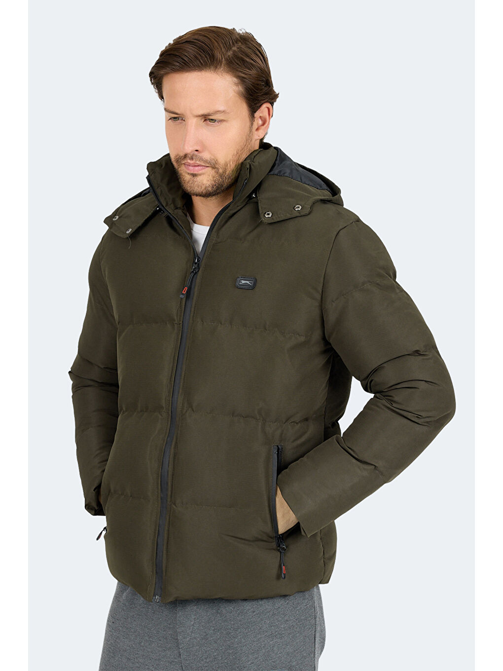 ZEISS Erkek Şişme Mont &amp; Kaban Haki-3