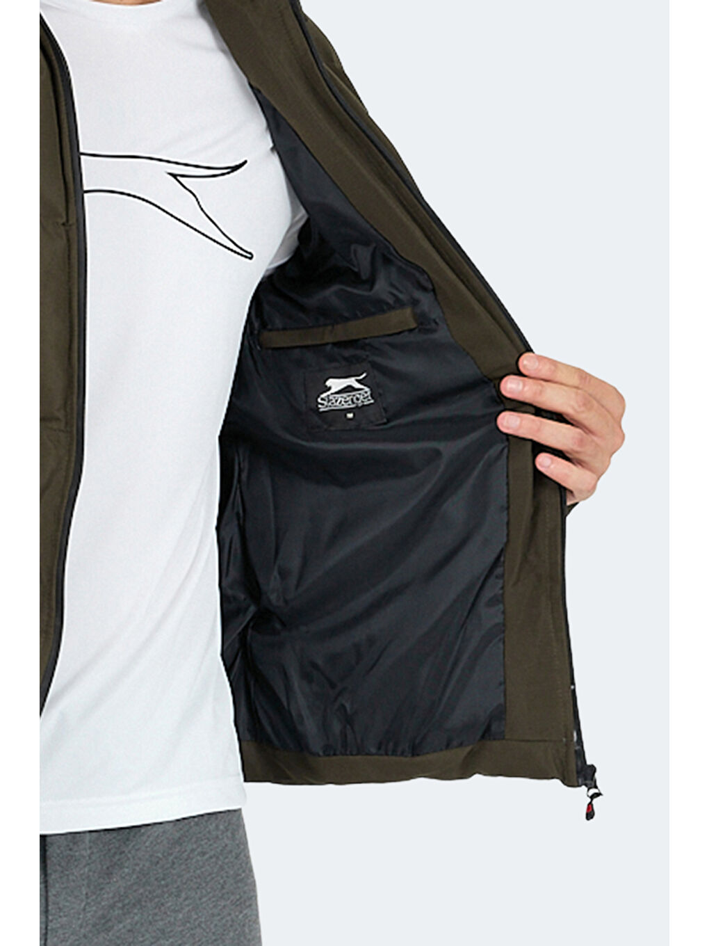 ZEISS Erkek Şişme Mont &amp; Kaban Haki-4