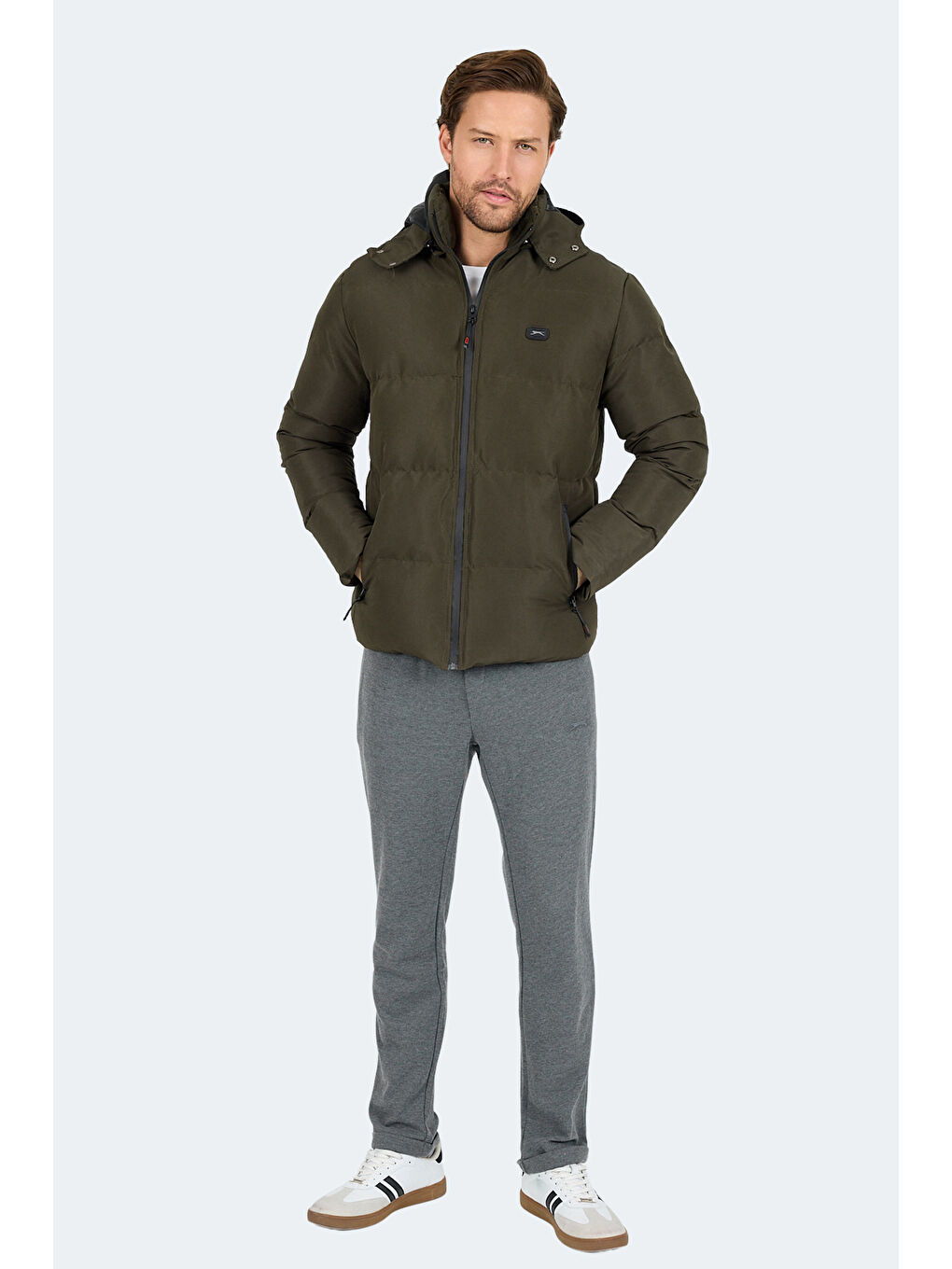 ZEISS Erkek Şişme Mont &amp; Kaban Haki-5