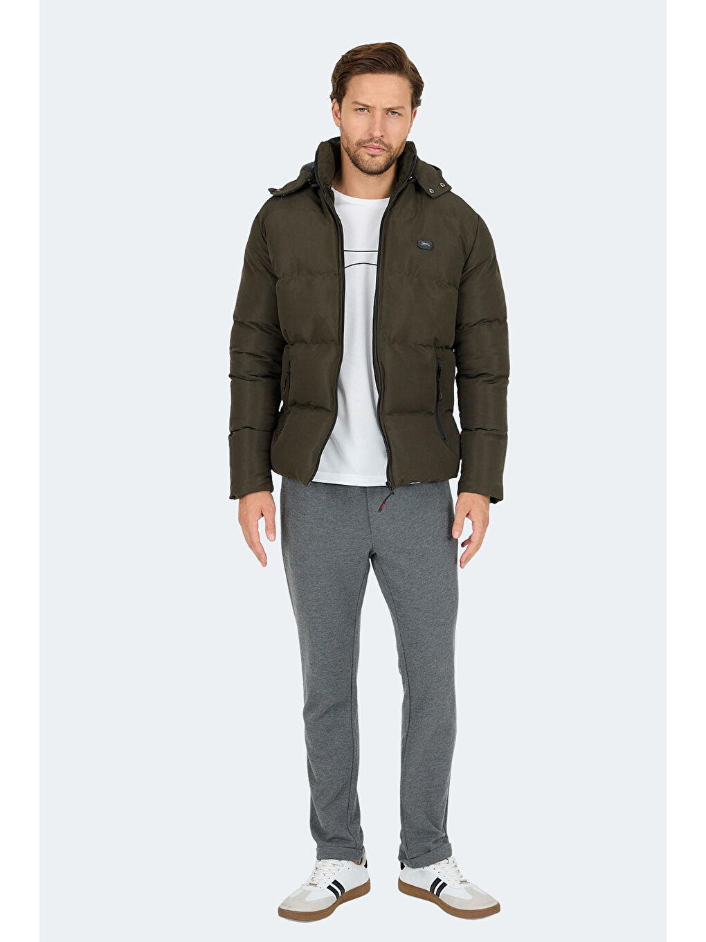 ZEISS Erkek Şişme Mont &amp; Kaban Haki-6