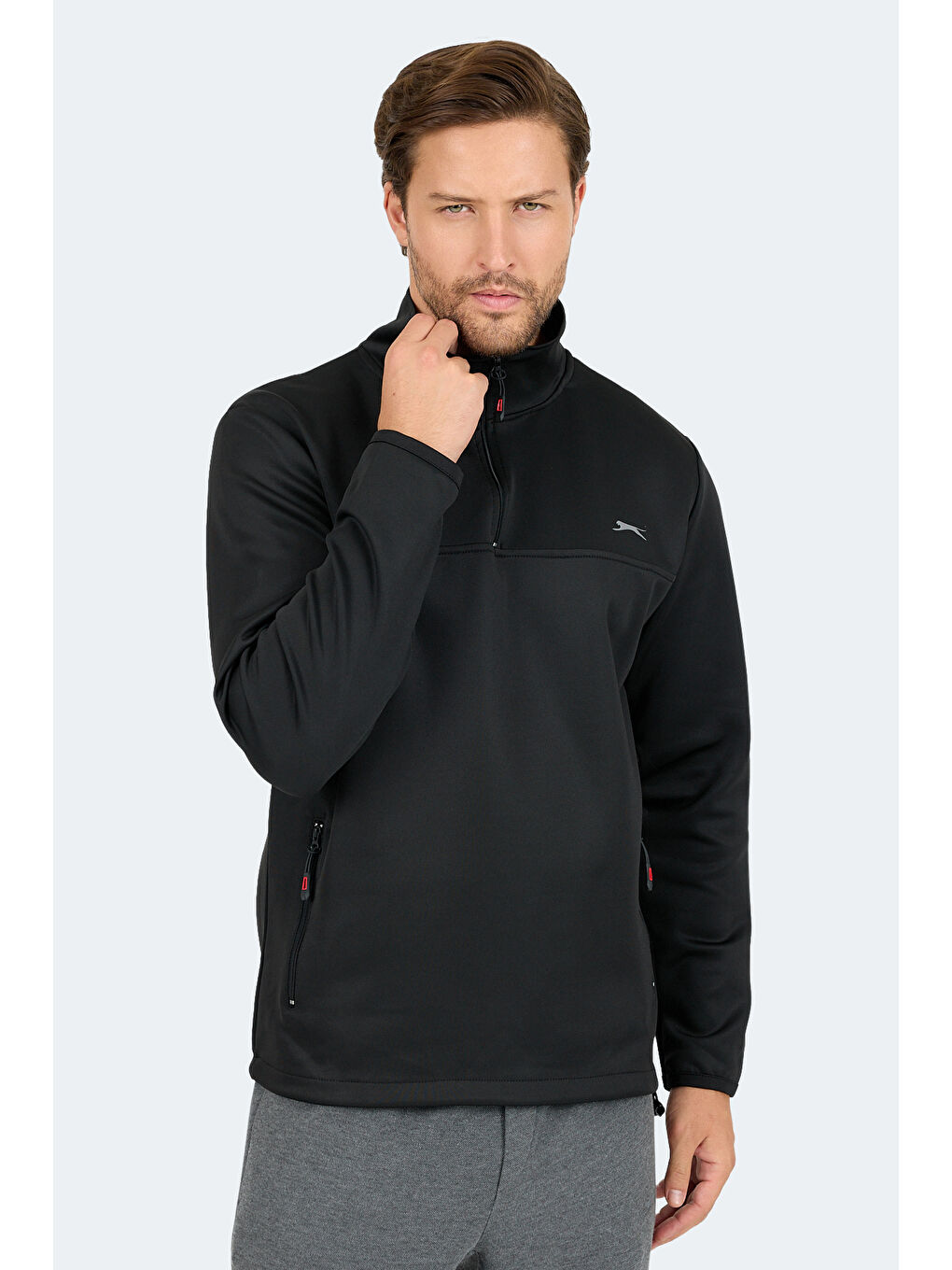 SATU Erkek Siyah Sweatshirt-3