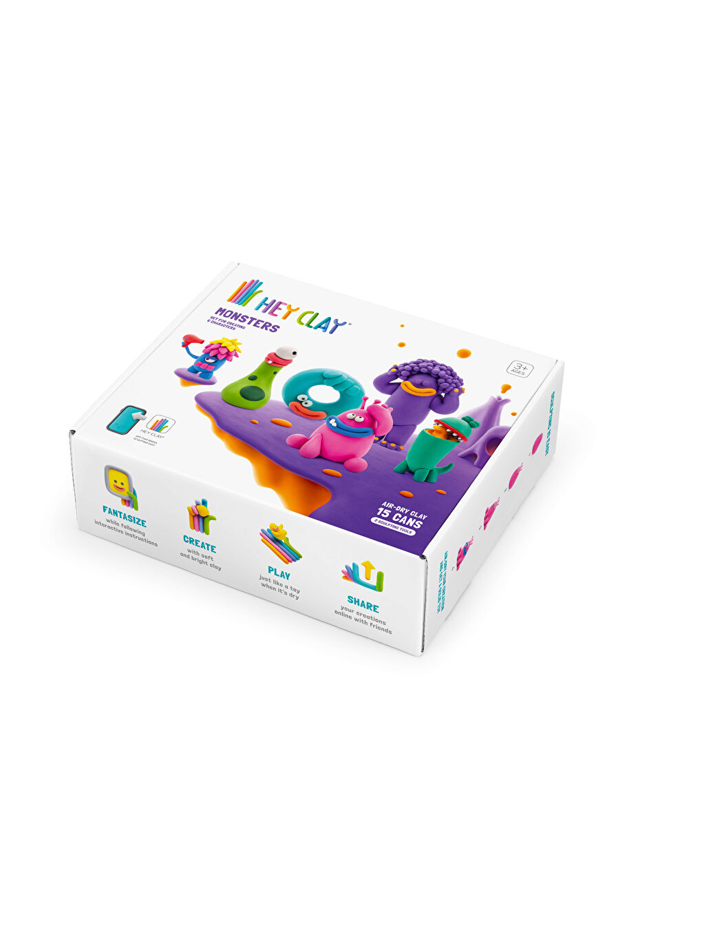 Hava ile Kuruyan Kil (15'li Kutu) - Monsters-2