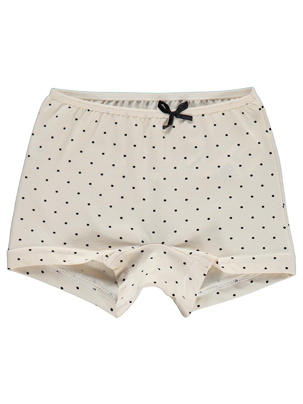 Beyaz Girls Puantiye 2-10 Yaş Kız Çocuk 2'li Boxer - Standart-1