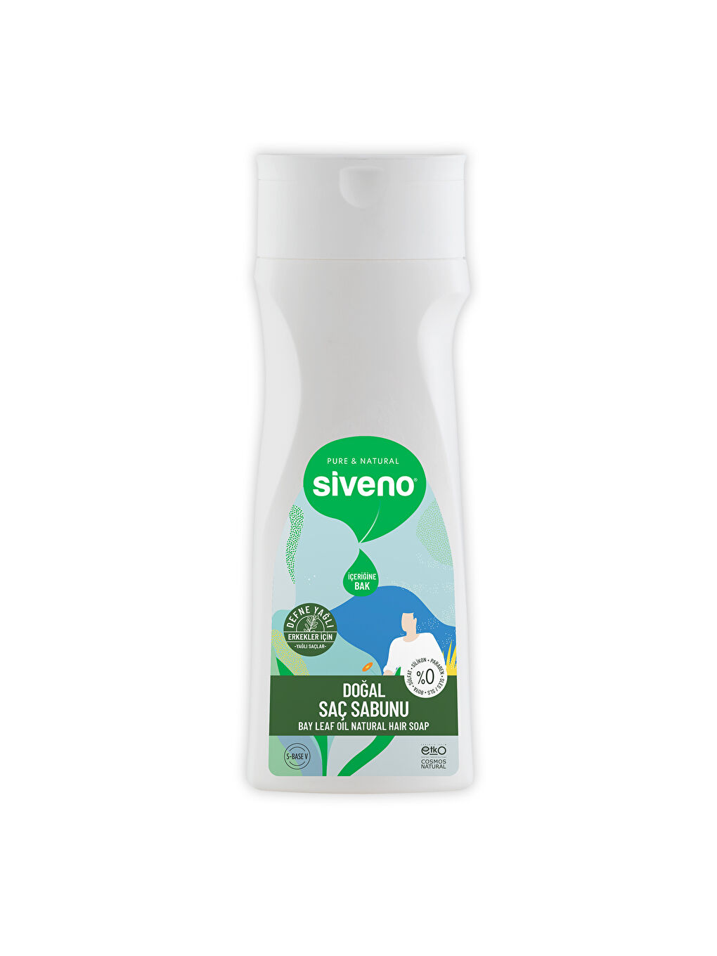 %100 Doğal Saç Sabunu Defne Yağlı Bal Avokado 9 Değerli Bitki Erkekler İçin Bitkisel Şampuan 300 ml