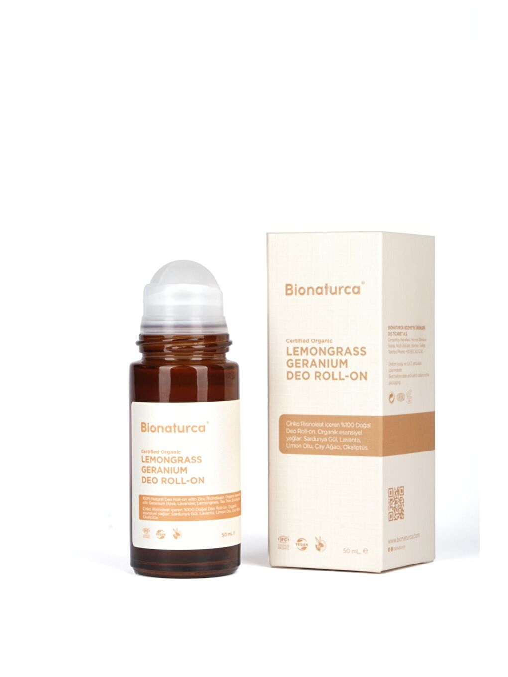 Organik Sertifikalı Limon Otu & Sardunya Deo Roll-On 50 ml-3