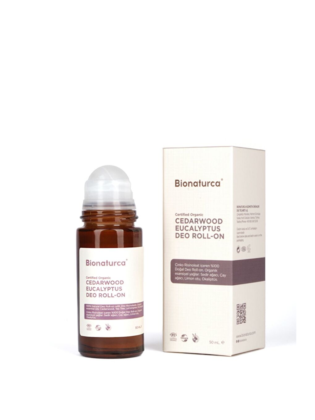 Organik Sertifikalı Sedir Ağacı & Okaliptüs Deo Roll-On 50 ml-3