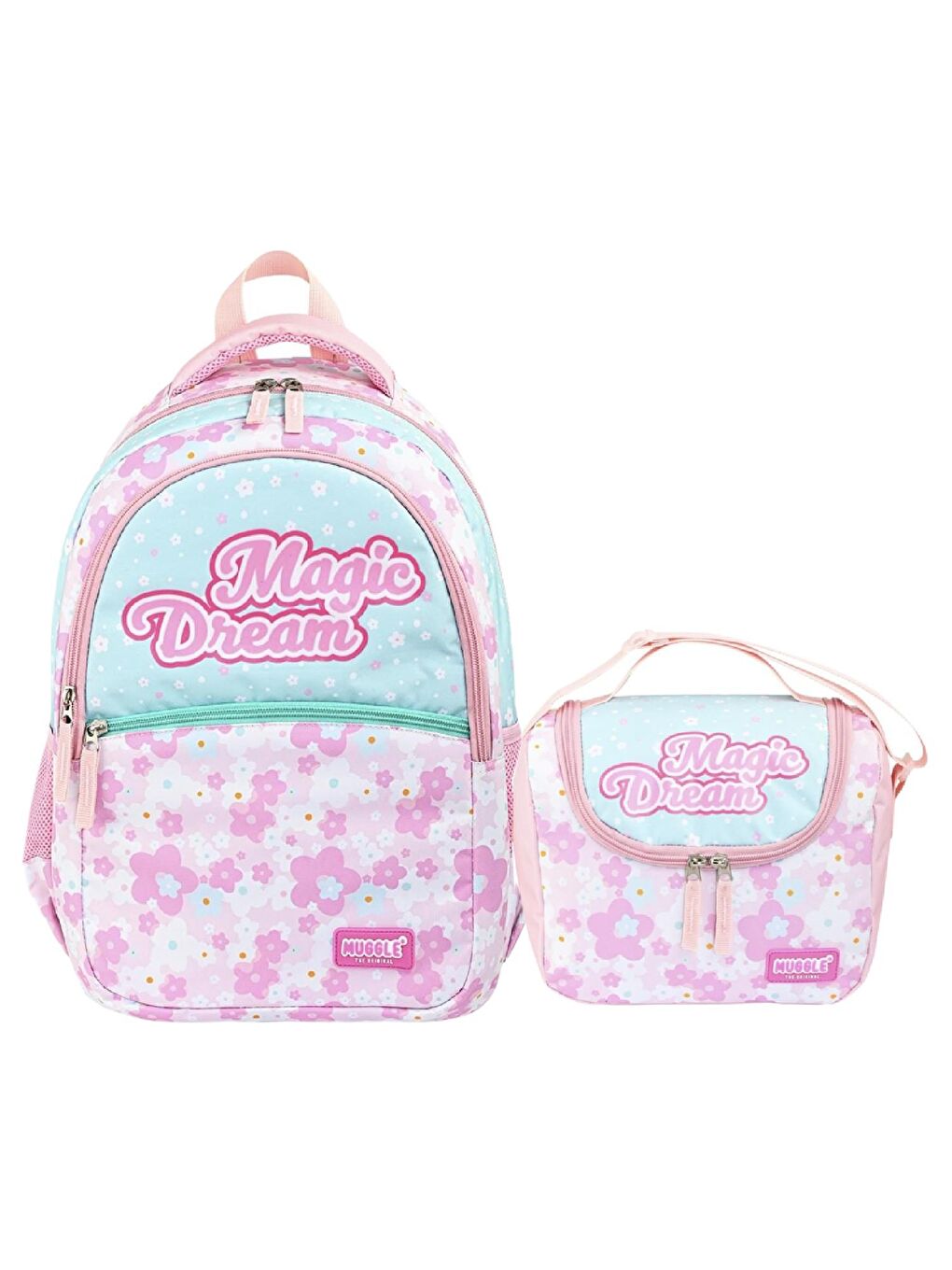 3 Bölmeli Magic Dream Okul Çantası + Termoslu Beslenme Çantası