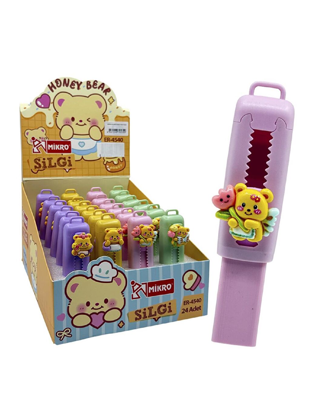 Honey Bear Sürgülü Silgi (ER-4540) 1 Adet-2