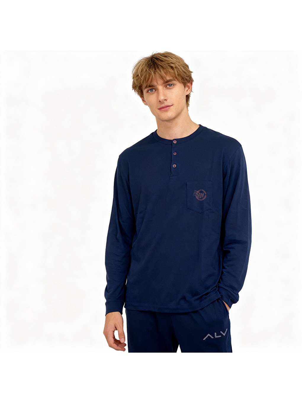 Karışık Erkek Pamuklu 2 Adet 2'Li Pijama Takımı Bb2232-2