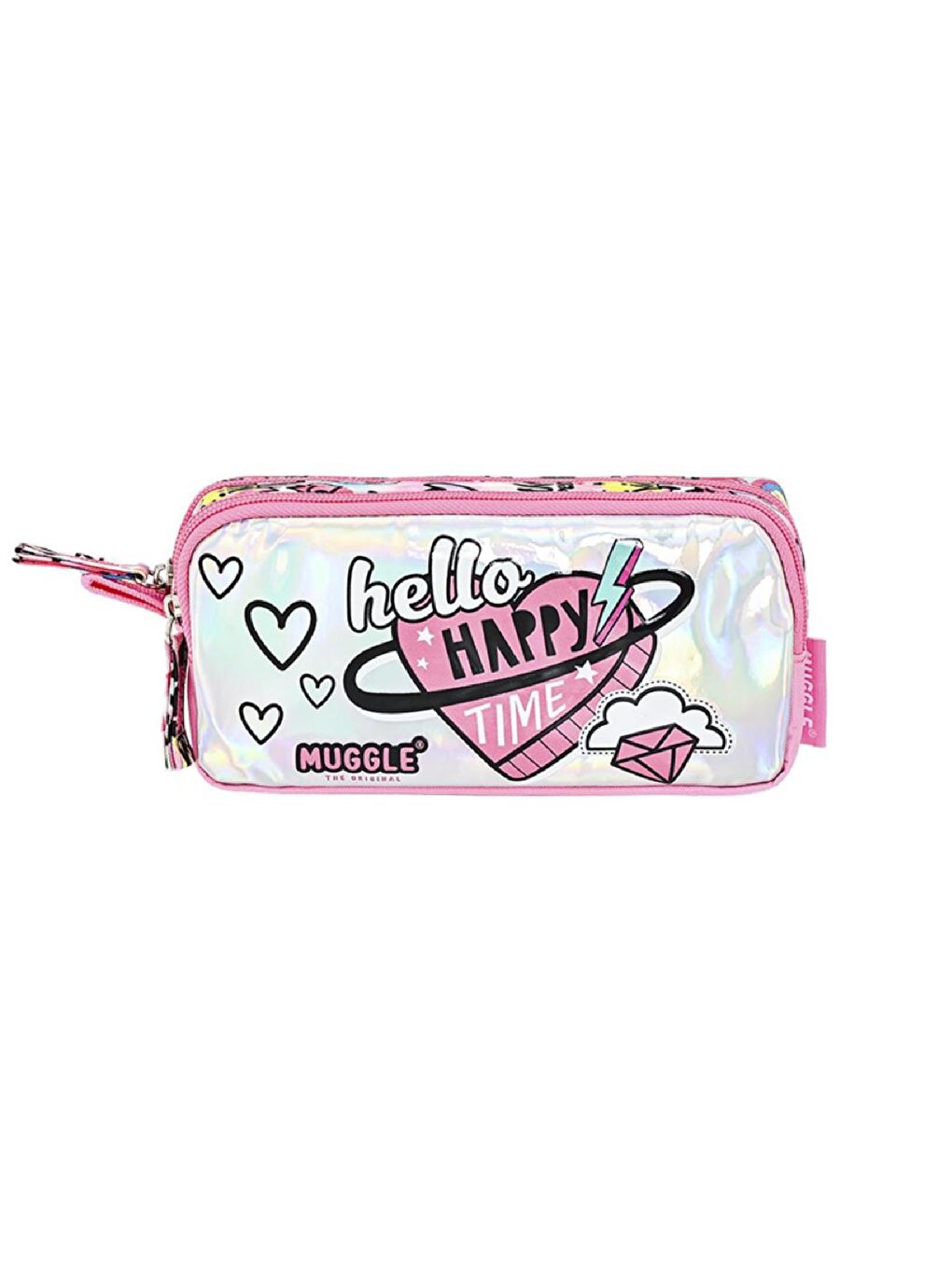 3 Bölmeli Happy Time Okul Çantası + Termoslu Beslenme Çantası + Kalemlik-3