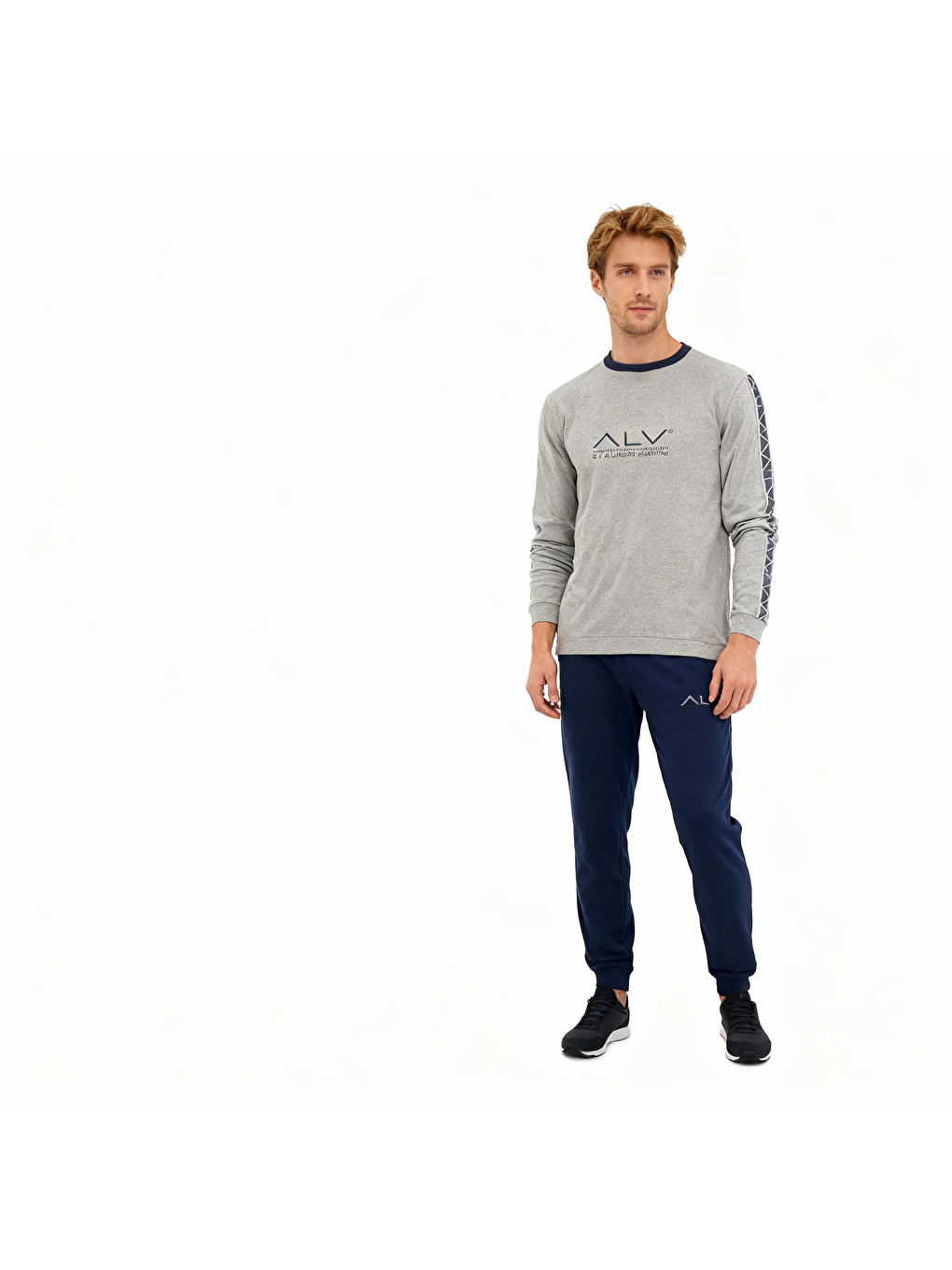 Siyah Erkek Pamuklu 3 Adet 2'Li Pijama Takımı Bb2237-3