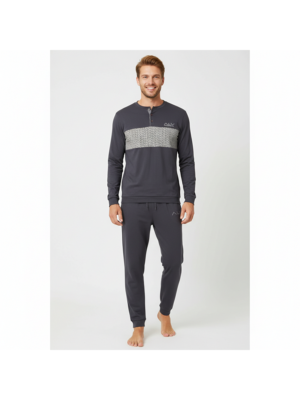 Karışık Erkek Pamuklu 4 Adet 2'Li Pijama Takımı Bb2239-1