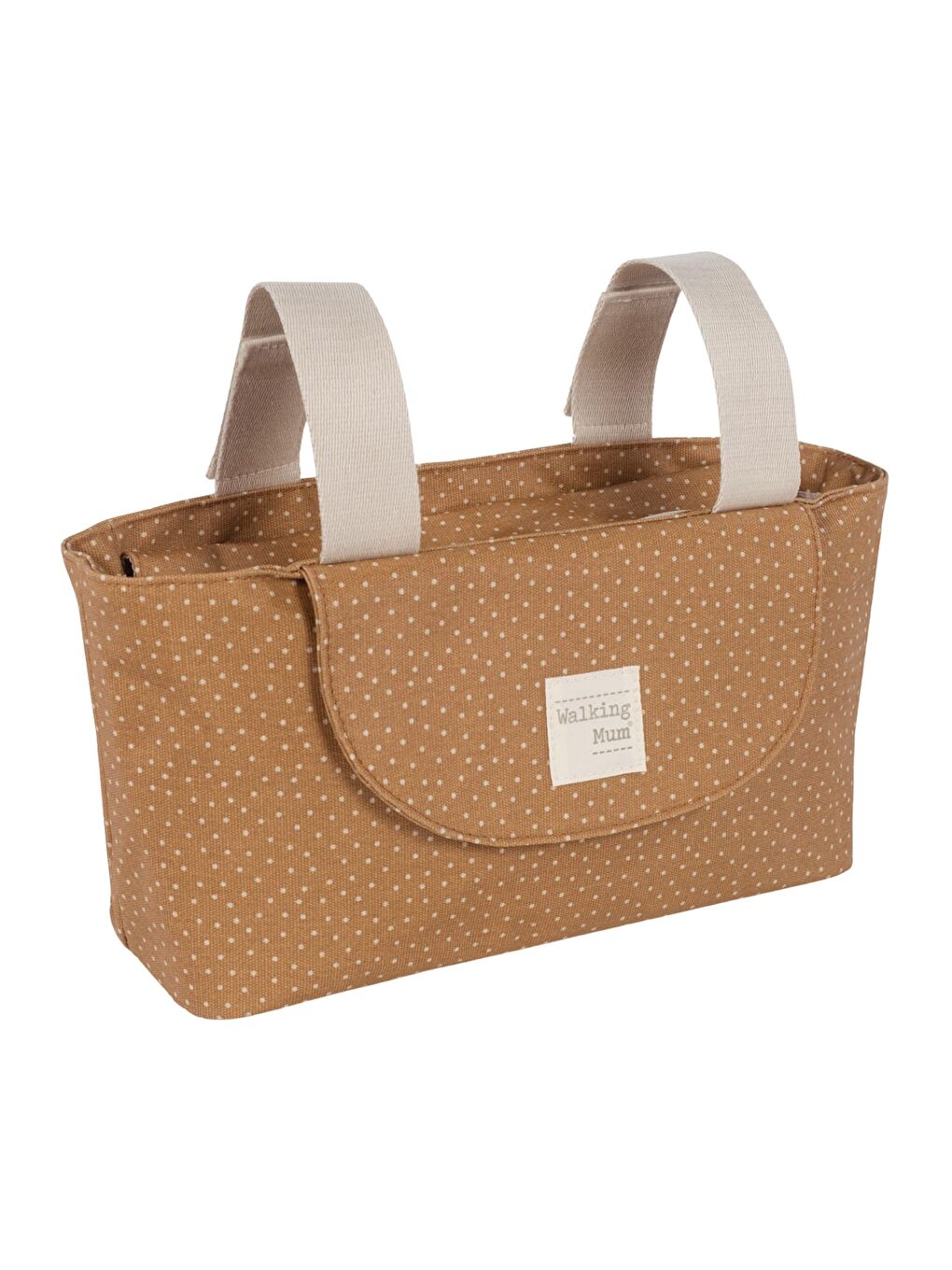 Poppy Bebek Arabası Puantiyeli Organizer Çanta Cinnamon-1