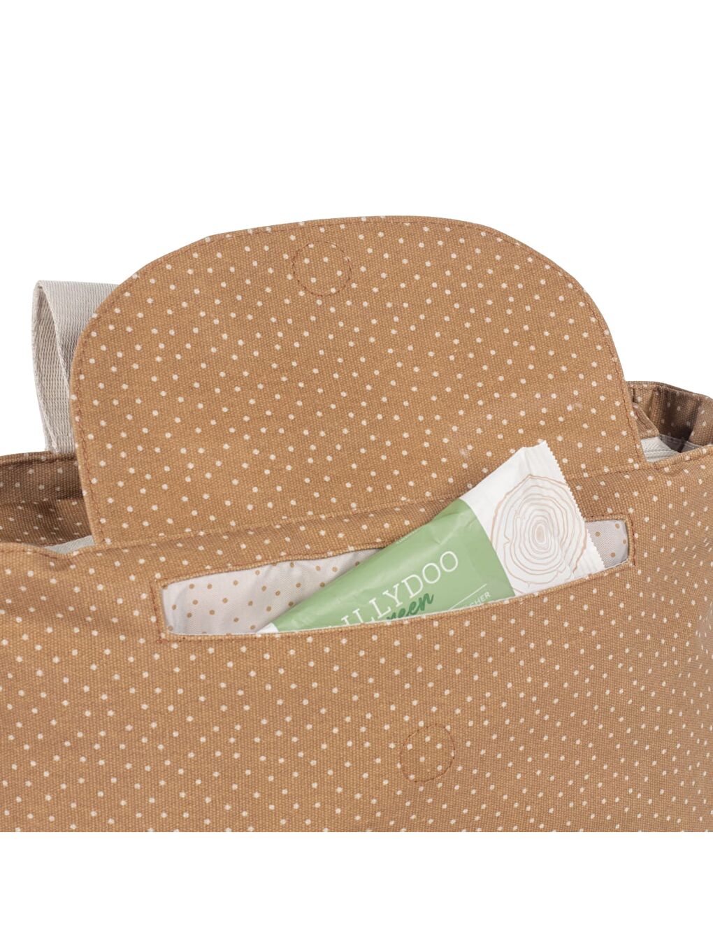 Poppy Bebek Arabası Puantiyeli Organizer Çanta Cinnamon-5