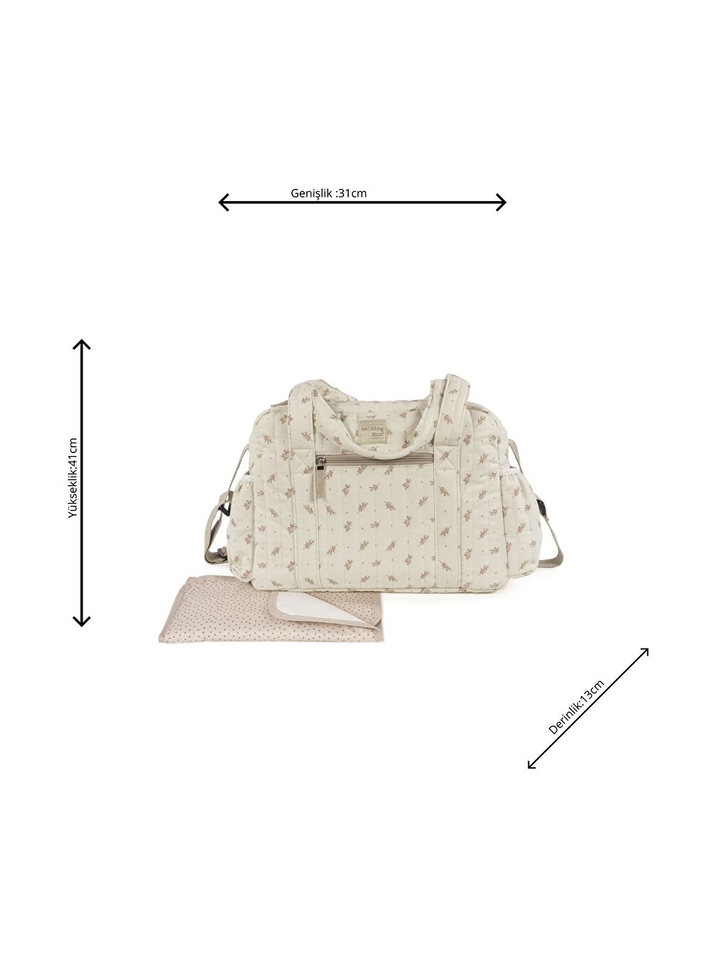 Mimosa Bebek Bakım Çantası Pink-1