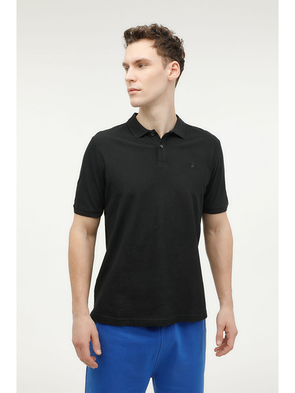 M-CT953 BASIC P.T-SH 4FX Siyah Erkek Kısa Kol Tişört