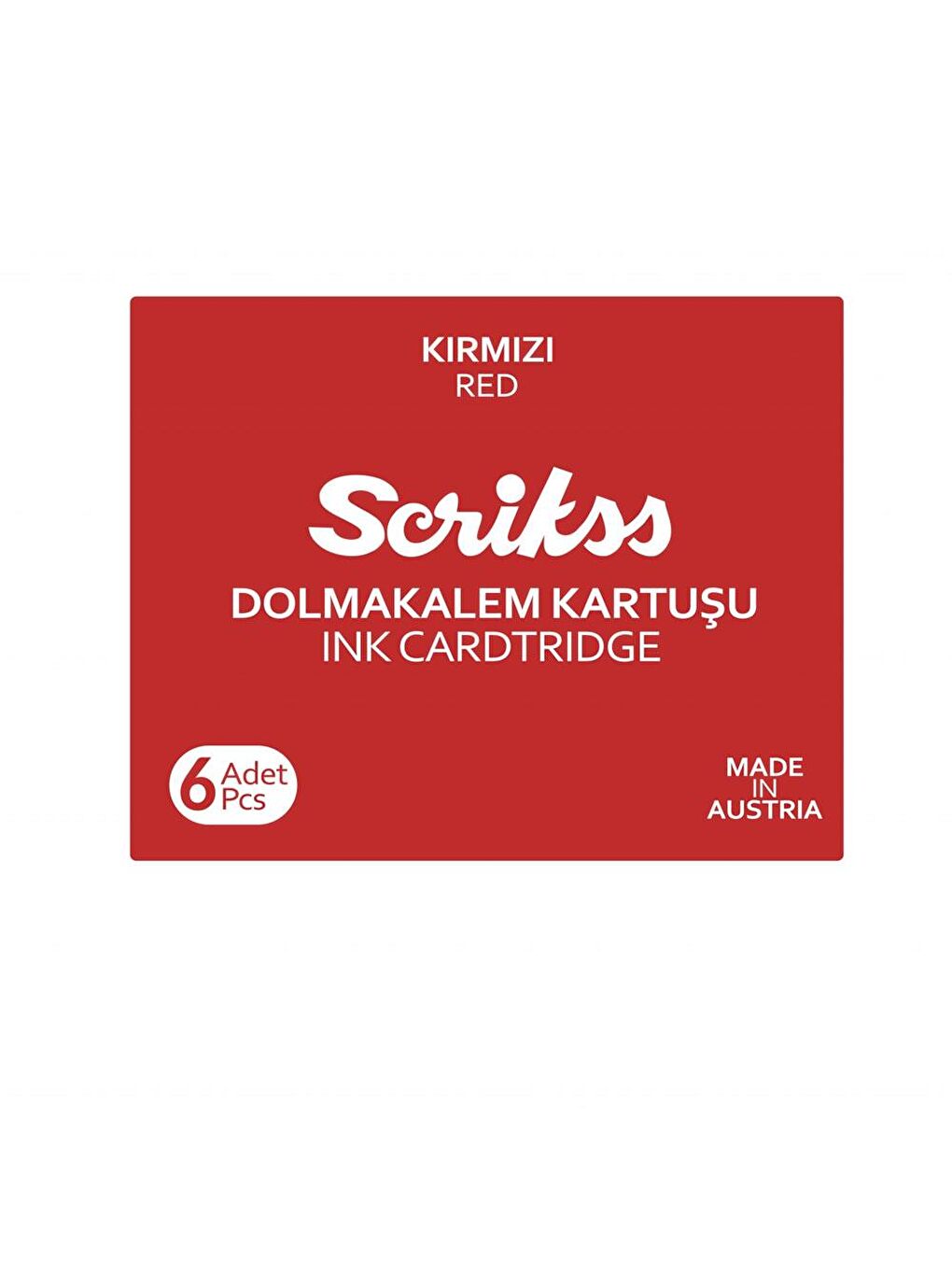 Scrikss Dolma Kalem Kartuşu 6 Lı