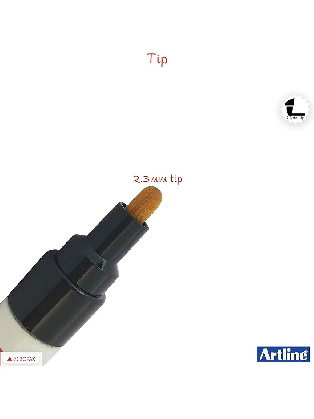Artline 400XF Paint Marker Çok Amaçlı Boyama Markörü 2.3 mm Beyaz - 1