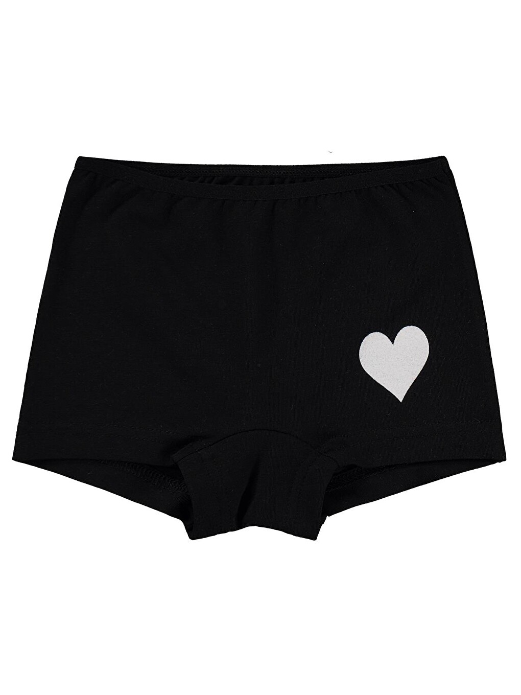 Beyaz Girls Kalp 2-10 Yaş Kız Çocuk 2'li Boxer - Standart-1
