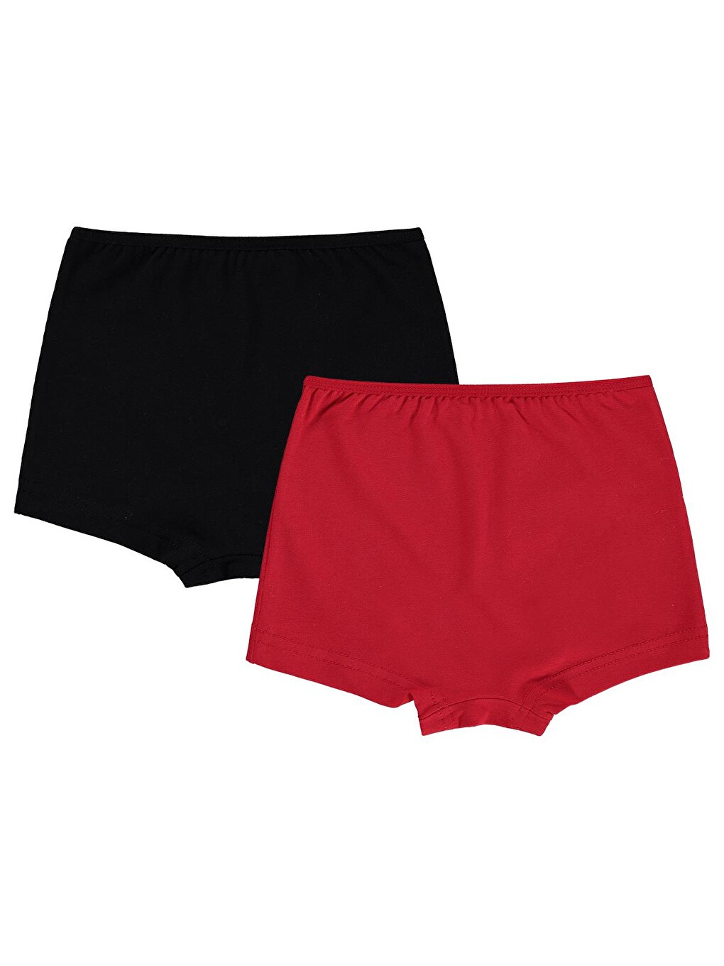 Beyaz Girls Kalp 2-10 Yaş Kız Çocuk 2'li Boxer - Standart-5