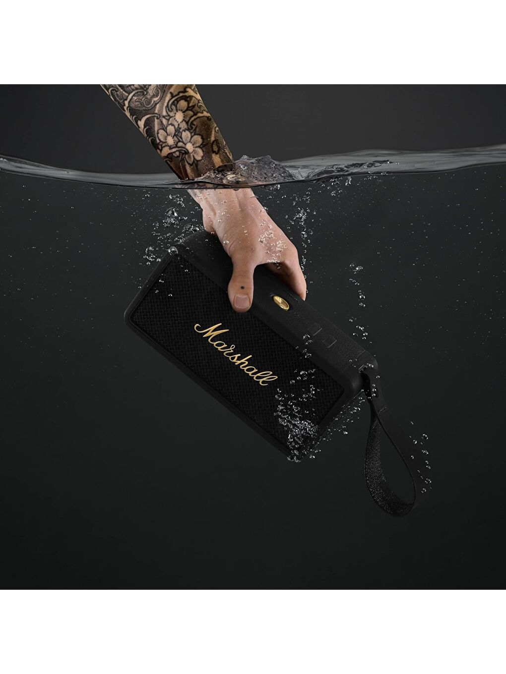 Middleton Bluetooth Hoparlör  Blk Brass-4