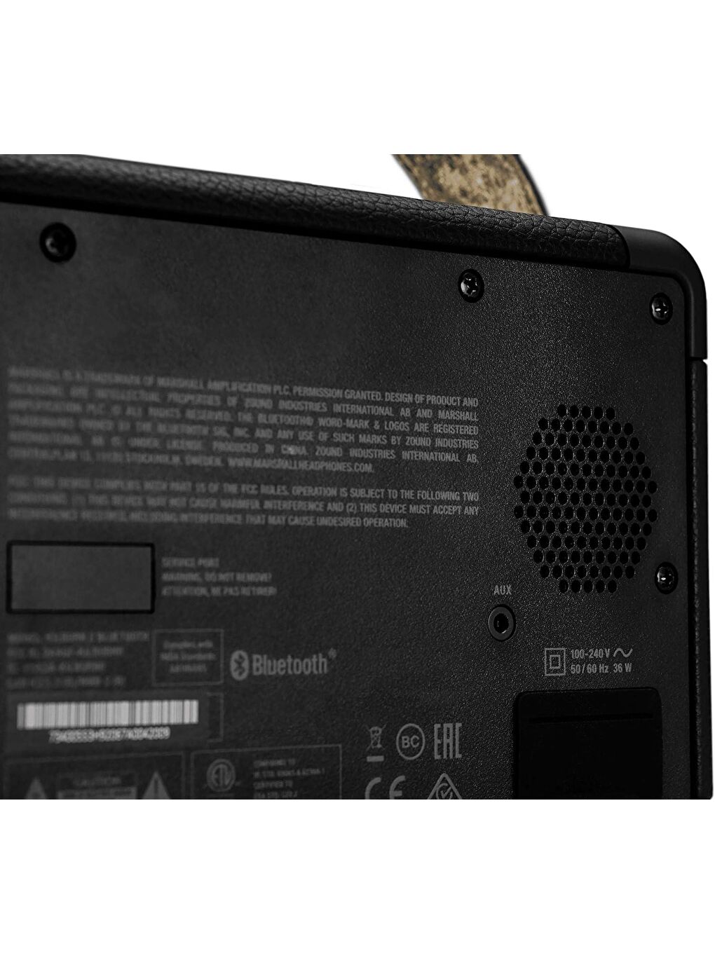 Kilburn II Bluetooth Hoparlör Black and Brass ZD 1005923-5